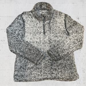 Roper Gray Cozy Fleece 3/4 Zip Puller Over Jacket Size XL